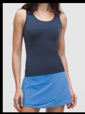 NWT Lululemon Wundermost Ultra-Soft Nulu Scoop-Neck Tank Top Club Blue size XL